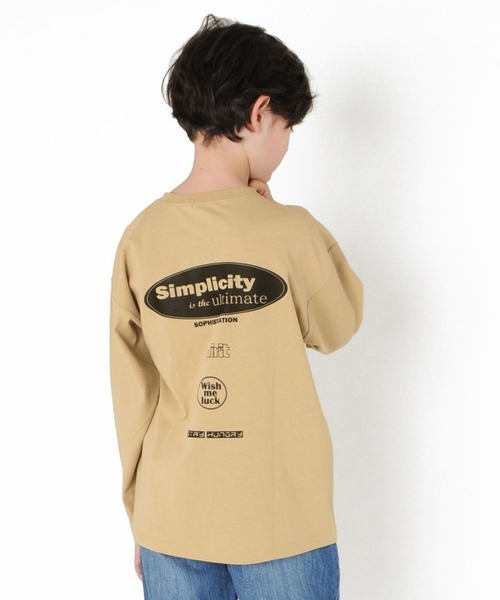 GLAZOS(グラソス)の「天竺・アソートプリント長袖Tシャツ(Tシャツ/カットソー・キッズ・ライトグレー/カーキ/キナリ/チャコール/ダークグリーン/グレイッシュブルー/ホワイト/グレー/ライトブルー/ライトグリーン/オフホワイト/ベージュ/ベージュ系その他/ダークグレー/ミント/サックスブルー/チャコールグレー/ブラック/ネイビー/ブルー・130cm/140cm/150cm/160cm/170cm)」の12枚目の写真