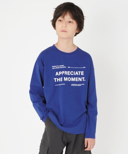 GLAZOS(グラソス)の「天竺・アソートプリント長袖Tシャツ(Tシャツ/カットソー・キッズ・ライトグレー/カーキ/キナリ/チャコール/ダークグリーン/グレイッシュブルー/ホワイト/グレー/ライトブルー/ライトグリーン/オフホワイト/ベージュ/ベージュ系その他/ダークグレー/ミント/サックスブルー/チャコールグレー/ブラック/ネイビー/ブルー・130cm/140cm/150cm/160cm/170cm)」の19枚目の写真