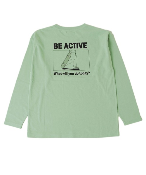 GLAZOS(グラソス)の「天竺・アソートプリント長袖Tシャツ(Tシャツ/カットソー・キッズ・ライトグレー/カーキ/キナリ/チャコール/ダークグリーン/グレイッシュブルー/ホワイト/グレー/ライトブルー/ライトグリーン/オフホワイト/ベージュ/ベージュ系その他/ダークグレー/ミント/サックスブルー/チャコールグレー/ブラック/ネイビー/ブルー・130cm/140cm/150cm/160cm/170cm)」の15枚目の写真