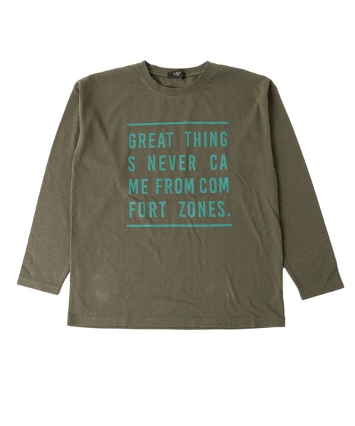 GLAZOS(グラソス)の「天竺・アソートプリント長袖Tシャツ(Tシャツ/カットソー・キッズ・ライトグレー/カーキ/キナリ/チャコール/ダークグリーン/グレイッシュブルー/ホワイト/グレー/ライトブルー/ライトグリーン/オフホワイト/ベージュ/ベージュ系その他/ダークグレー/ミント/サックスブルー/チャコールグレー/ブラック/ネイビー/ブルー・130cm/140cm/150cm/160cm/170cm)」の21枚目の写真