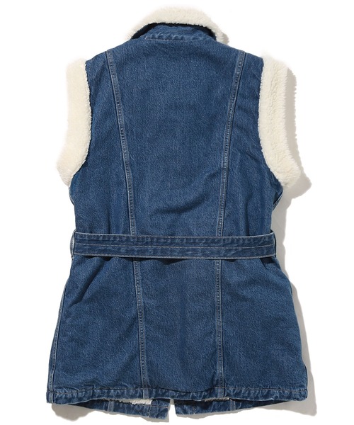 Levi's(リーバイス)の「LEVI'S(R) MADE&CRAFTED(R) FIELD SHERPA ベスト NILE BLUE(ベスト・レディース・インディゴブルー・S/M/XS)」の5枚目の写真