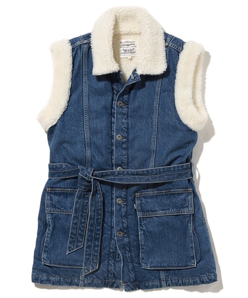 Levi's(リーバイス)の「LEVI'S(R) MADE&CRAFTED(R) FIELD SHERPA ベスト NILE BLUE(ベスト・レディース・インディゴブルー・S/M/XS)」の13枚目の写真
