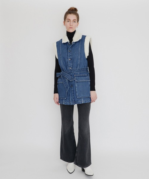 Levi's(リーバイス)の「LEVI'S(R) MADE&CRAFTED(R) FIELD SHERPA ベスト NILE BLUE(ベスト・レディース・インディゴブルー・S/M/XS)」の14枚目の写真