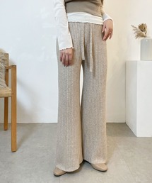 CEMONEMO | ウエストゴム リブニット パンツ(その他パンツ)