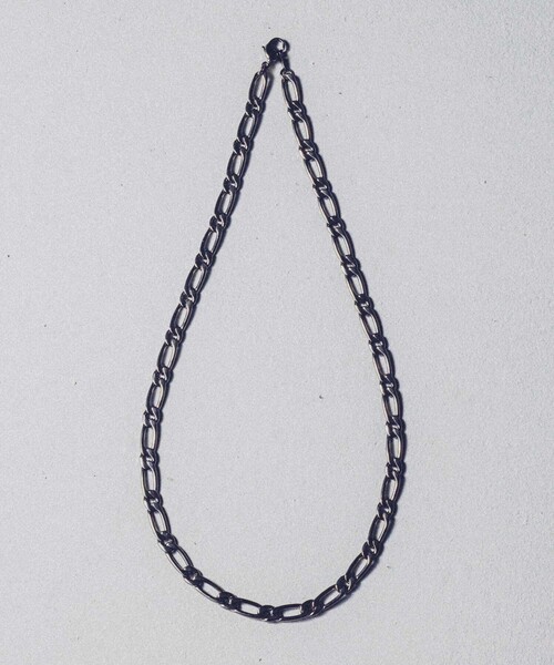 and cloud（アンドクラウド）の「Figaro Chain Necklace S（ネックレス・レディース・ブラック/シルバー/イエローゴールド・FREE）」の2枚目の写真