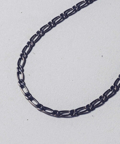 and cloud（アンドクラウド）の「Figaro Chain Necklace S（ネックレス・レディース・ブラック/シルバー/イエローゴールド・FREE）」の5枚目の写真