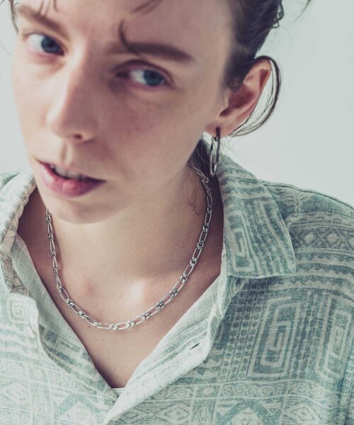 and cloud（アンドクラウド）の「Figaro Chain Necklace S（ネックレス・レディース・ブラック/シルバー/イエローゴールド・FREE）」の6枚目の写真