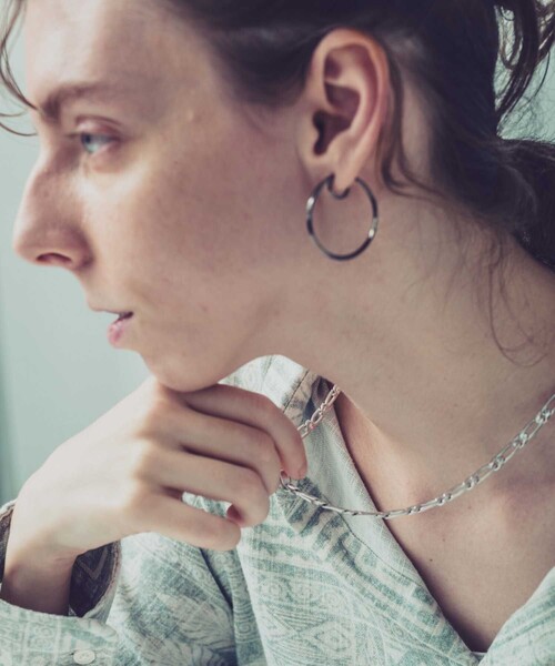 and cloud（アンドクラウド）の「Figaro Chain Necklace S（ネックレス・レディース・ブラック/シルバー/イエローゴールド・FREE）」の7枚目の写真