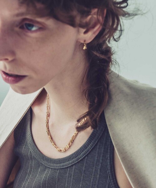and cloud（アンドクラウド）の「Figaro Chain Necklace S（ネックレス・レディース・ブラック/シルバー/イエローゴールド・FREE）」の9枚目の写真