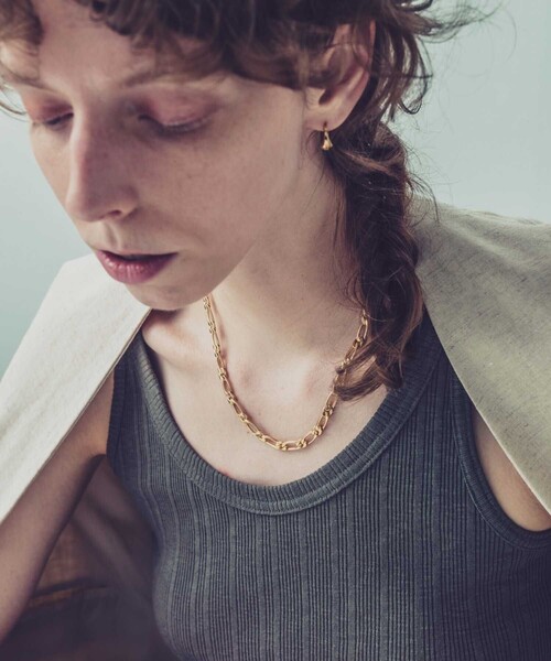 and cloud（アンドクラウド）の「Figaro Chain Necklace S（ネックレス・レディース・ブラック/シルバー/イエローゴールド・FREE）」の11枚目の写真