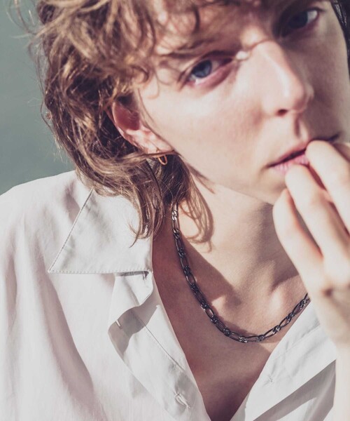 and cloud（アンドクラウド）の「Figaro Chain Necklace S（ネックレス・レディース・ブラック/シルバー/イエローゴールド・FREE）」の14枚目の写真