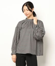 RETRO GIRL | 総柄ボリューム袖ブラウス(シャツ/ブラウス)