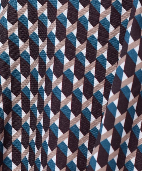 RETRO GIRL（レトロガール）の「総柄ボリューム袖ブラウス（シャツ/ブラウス・レディース・ブラウン系その他/グリーン系その他/ブルー系その他/オレンジ系その他・FREE）」の19枚目の写真