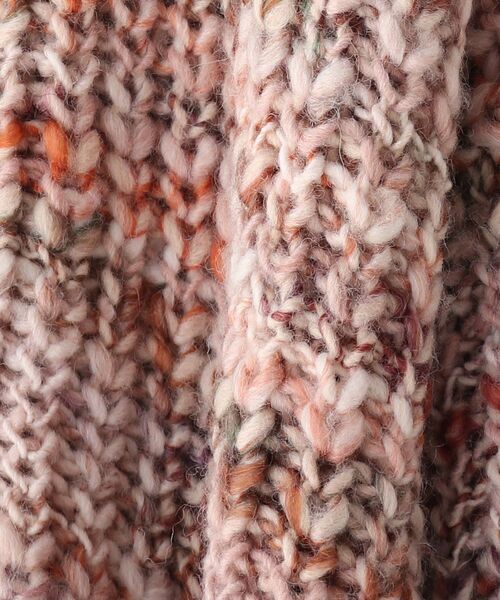 AG by aquagirl（エージーバイアクアガール）の「◆PAVONEメランジ片畦Vカーディガン【WEB限定サイズ】（カーディガン/ボレロ・レディース・ピンク系その他/ブルー系3/パープル系5・38/40）」の9枚目の写真