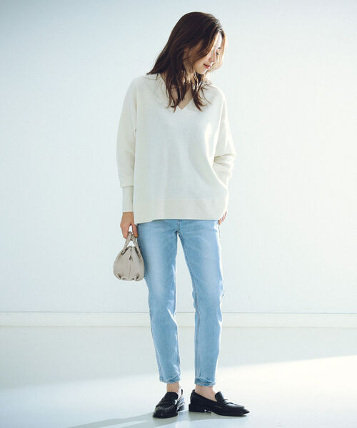 upperhights（アッパーハイツ）の「upper hights × Demi-Luxe BEAMS / THE STELLA 別注WATER ガールフレンドデニム（デニムパンツ・レディース・ブルー系その他2・23/24/25/22/21）」の3枚目の写真