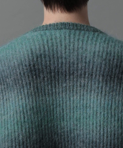 HARE(ハレ)の「グラデーションモヘアプルオーバー(HARE)(ニット/セーター・メンズ・グリーン/ピンク・MEDIUM/SMALL)」の12枚目の写真
