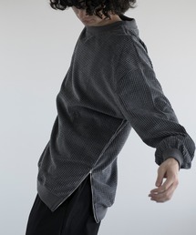 aimoha | 【aimoha Men's 2021 秋冬新作ユニセックス☆ワッフル生地ビッグシルエットスウェット(スウェット)