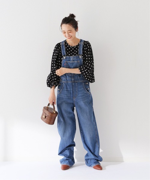 SLOBE IENA（スローブイエナ）の「ボリュームスリーブブラウス【手洗い可能】◆（シャツ/ブラウス・レディース・ブラック系その他/チャコールグレー・FREE）」の9枚目の写真