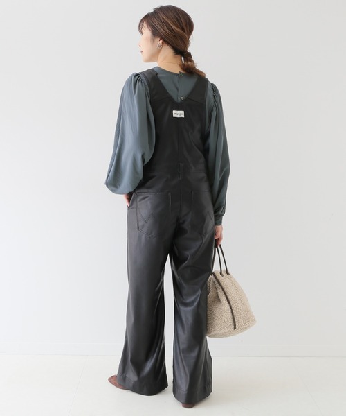 SLOBE IENA（スローブイエナ）の「ボリュームスリーブブラウス【手洗い可能】◆（シャツ/ブラウス・レディース・ブラック系その他/チャコールグレー・FREE）」の22枚目の写真