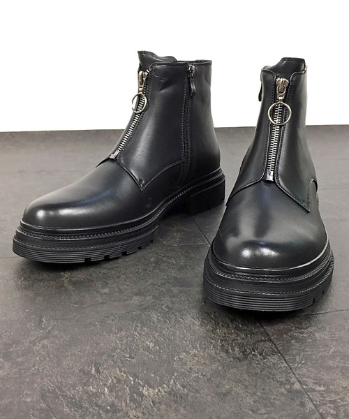 LOVEHUNTER（ラブハンター）の「LOVETUNTER / 厚底センタージップブーツ (1714)（ブーツ・メンズ・ブラック・43/44/40/41/42）」の6枚目の写真