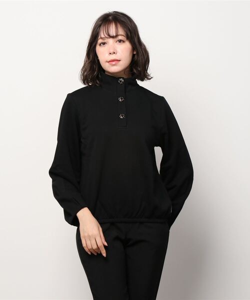 MAISON SCOTCH(メゾンスコッチ)の「ハイネックスウェット【163755】(スウェット・レディース・ブラック・X-SMALL/SMALL)」の5枚目の写真