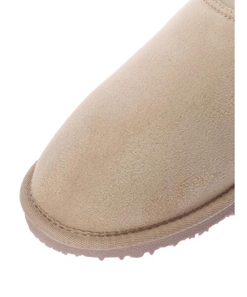 Green Parks(グリーンパークス)の「ショートムートン(ブーツ・レディース・ベージュ/ブラック・S/M/L)」の13枚目の写真