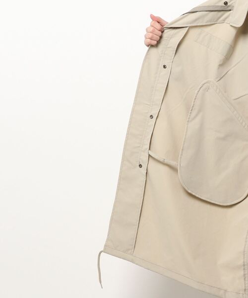 Samansa Mos2 blue(サマンサモスモスブルー)の「モッズコート(モッズコート・レディース・カーキ/ライトベージュ/チャコール・フリ-)」の7枚目の写真