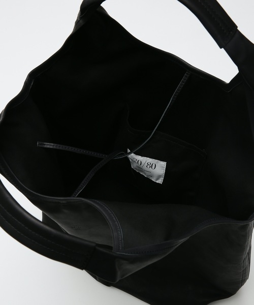 20/80(テゥエンティーエイティー)の「【20/80】トゥエンティーエイティー/LIMONTA MARKET TOTE(トートバッグ・レディース・ブラック・FREE)」の4枚目の写真