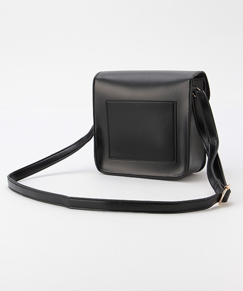 mezzo piano Junior（メゾピアノジュニア）の「ハートパッチショルダー（ショルダーバッグ・キッズ・ブラック/ブラウン・FREE）」の4枚目の写真