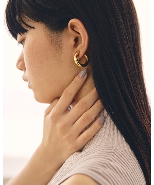 TODAYFUL(トゥデイフル)の「ミドルフープ(イヤリング・レディース・シルバー/ゴールド・FREE)」の9枚目の写真