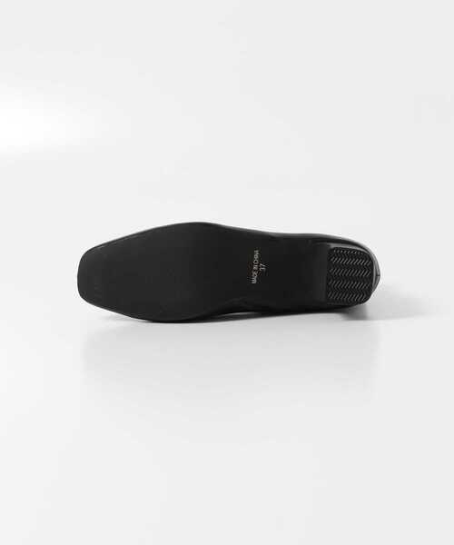 URBAN RESEARCH DOORS(アーバンリサーチドアーズ)の「レザースクエアトゥブーツ(ブーツ・レディース・ブラック/ホワイト系その他・38/36/37)」の6枚目の写真