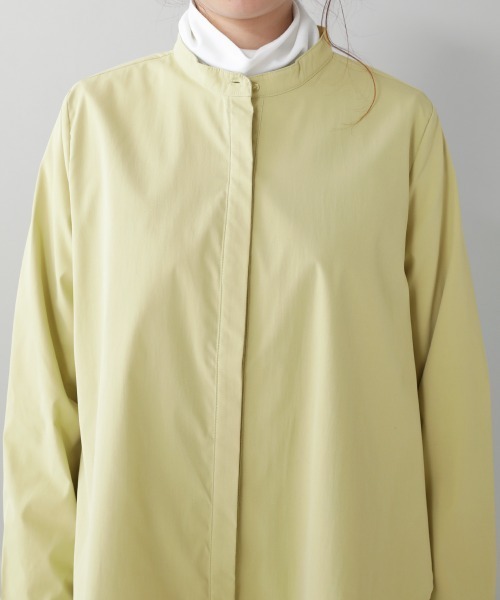 Bou Jeloud（ブージュルード）の「レイヤードシャツチュニック（シャツ/ブラウス・レディース・ブラック/オフホワイト/ライトカーキ・38）」の7枚目の写真