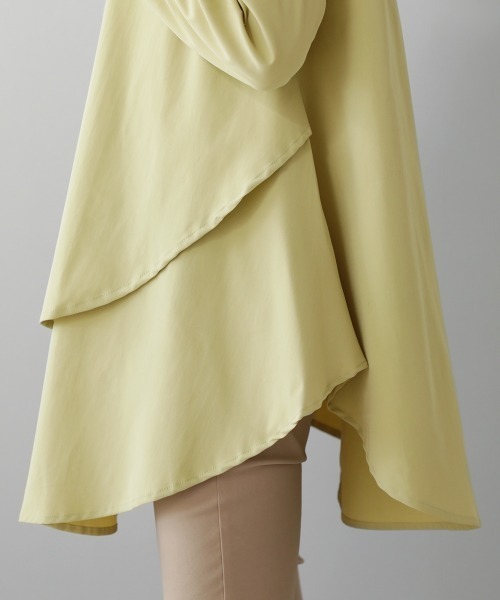 Bou Jeloud（ブージュルード）の「レイヤードシャツチュニック（シャツ/ブラウス・レディース・ブラック/オフホワイト/ライトカーキ・38）」の19枚目の写真