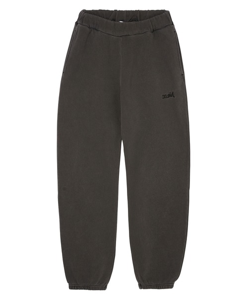 【国内即発 SALE】 X-girl★PIGMENT DYED SWEAT PANTS ゆったり X-girl（エックスガール）の「PIGMENT DYED SWEAT PANTS