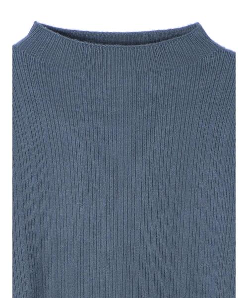 Green Parks(グリーンパークス)の「ランダムリブニットプルオーバー*(ニット/セーター・レディース・ブラック/パープル/ブルー/アイボリー・FREE)」の14枚目の写真