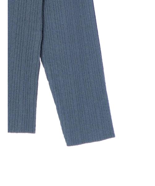 Green Parks(グリーンパークス)の「ランダムリブニットプルオーバー*(ニット/セーター・レディース・ブラック/パープル/ブルー/アイボリー・FREE)」の13枚目の写真