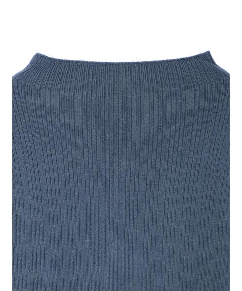 Green Parks(グリーンパークス)の「ランダムリブニットプルオーバー*(ニット/セーター・レディース・ブラック/パープル/ブルー/アイボリー・FREE)」の11枚目の写真