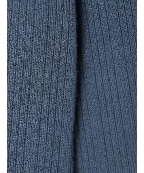 Green Parks(グリーンパークス)の「ランダムリブニットプルオーバー*(ニット/セーター・レディース・ブラック/パープル/ブルー/アイボリー・FREE)」の9枚目の写真