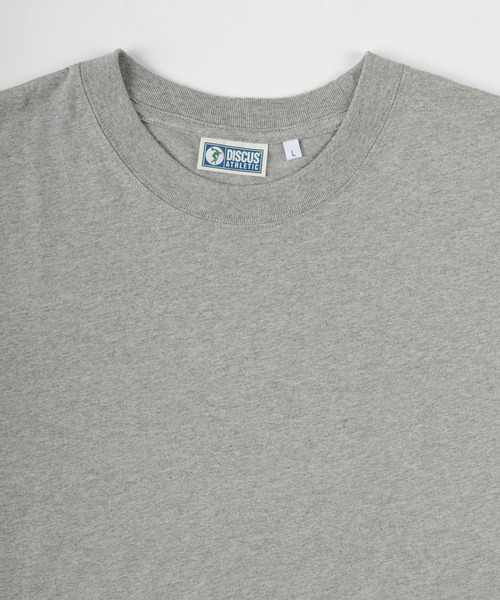 DISCUS（ディスカス）の「【DISCUS/ディスカス】USAコットン ビッグシルエット 長袖Tシャツ/ カットソー（Tシャツ/カットソー・メンズ・ホワイト/ブラック/ベージュ/グレー/ブルーグリーン・M/L/XL）」の6枚目の写真