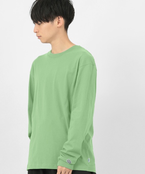 DISCUS（ディスカス）の「【DISCUS/ディスカス】USAコットン ビッグシルエット 長袖Tシャツ/ カットソー（Tシャツ/カットソー・メンズ・ホワイト/ブラック/ベージュ/グレー/ブルーグリーン・M/L/XL）」の13枚目の写真