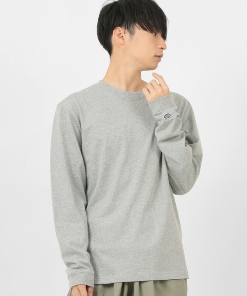 DISCUS（ディスカス）の「【DISCUS/ディスカス】USAコットン ビッグシルエット 長袖Tシャツ/ カットソー（Tシャツ/カットソー・メンズ・ホワイト/ブラック/ベージュ/グレー/ブルーグリーン・M/L/XL）」の11枚目の写真