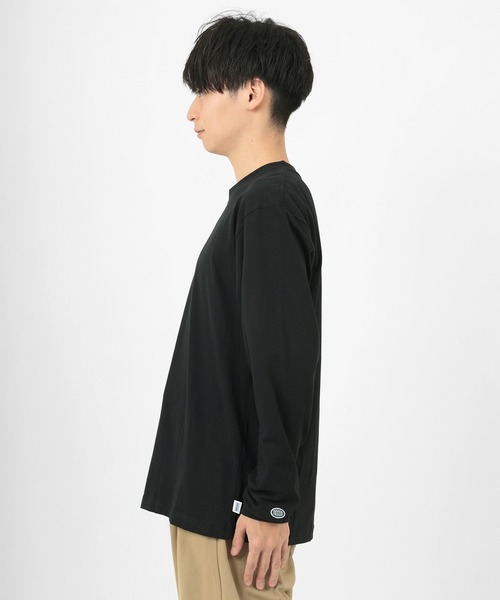 DISCUS（ディスカス）の「【DISCUS/ディスカス】USAコットン ビッグシルエット 長袖Tシャツ/ カットソー（Tシャツ/カットソー・メンズ・ホワイト/ブラック/ベージュ/グレー/ブルーグリーン・M/L/XL）」の14枚目の写真