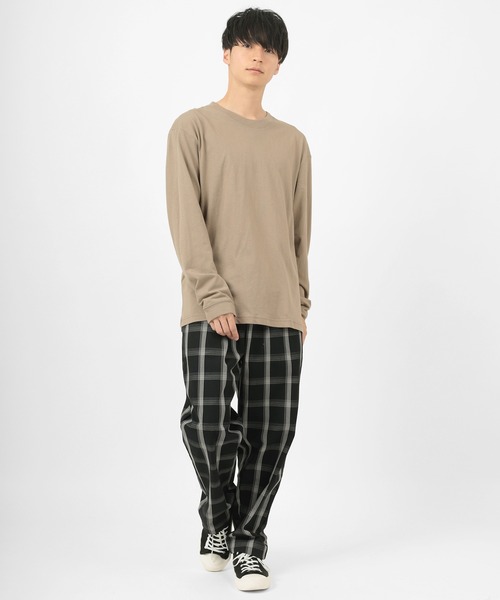 DISCUS（ディスカス）の「【DISCUS/ディスカス】USAコットン ビッグシルエット 長袖Tシャツ/ カットソー（Tシャツ/カットソー・メンズ・ホワイト/ブラック/ベージュ/グレー/ブルーグリーン・M/L/XL）」の18枚目の写真