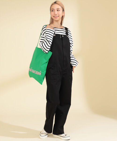 Ray BEAMS（レイビームス）の「Casselini × Ray BEAMS / 別注 LETTER トートバッグ（トートバッグ・レディース・オレンジ/グリーン/ラベンダー・ONE SIZE）」の5枚目の写真