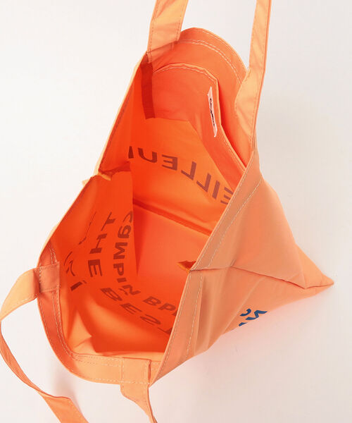 Ray BEAMS（レイビームス）の「Casselini × Ray BEAMS / 別注 LETTER トートバッグ（トートバッグ・レディース・オレンジ/グリーン/ラベンダー・ONE SIZE）」の7枚目の写真