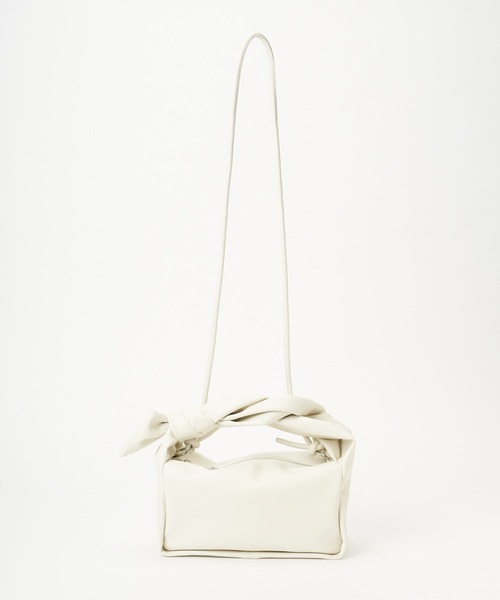 COLONY 2139（コロニートゥーワンスリーナイン）の「ねじり横長ショルダーバッグ（ショルダーバッグ・レディース・ブラック/オレンジ/グリーン/アイボリー・FREE）」の7枚目の写真