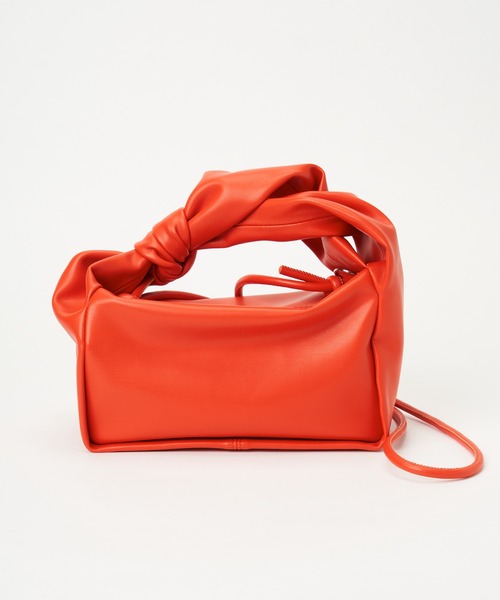 COLONY 2139（コロニートゥーワンスリーナイン）の「ねじり横長ショルダーバッグ（ショルダーバッグ・レディース・ブラック/オレンジ/グリーン/アイボリー・FREE）」の12枚目の写真