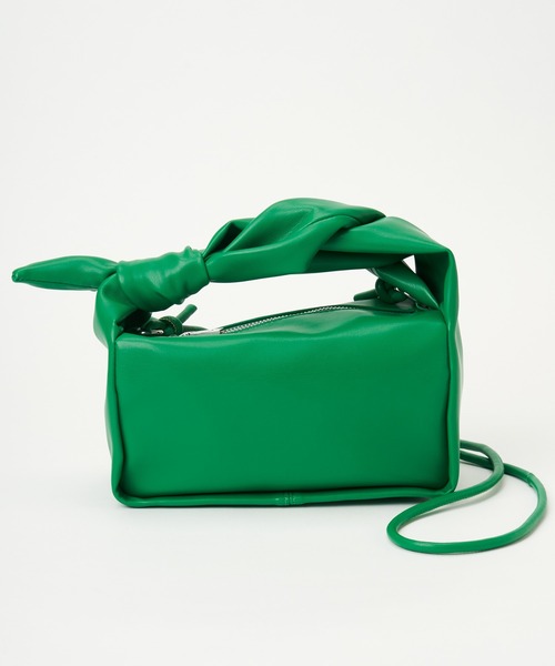 COLONY 2139（コロニートゥーワンスリーナイン）の「ねじり横長ショルダーバッグ（ショルダーバッグ・レディース・ブラック/オレンジ/グリーン/アイボリー・FREE）」の13枚目の写真