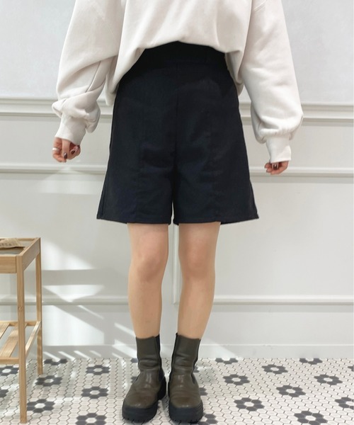 apres jour（アプレジュール）の「ショートパンツ【ZOZOTOWN限定アイテム】（その他パンツ・レディース・ブラック/ダークブラウン・X-LARGE/フリー）」の6枚目の写真