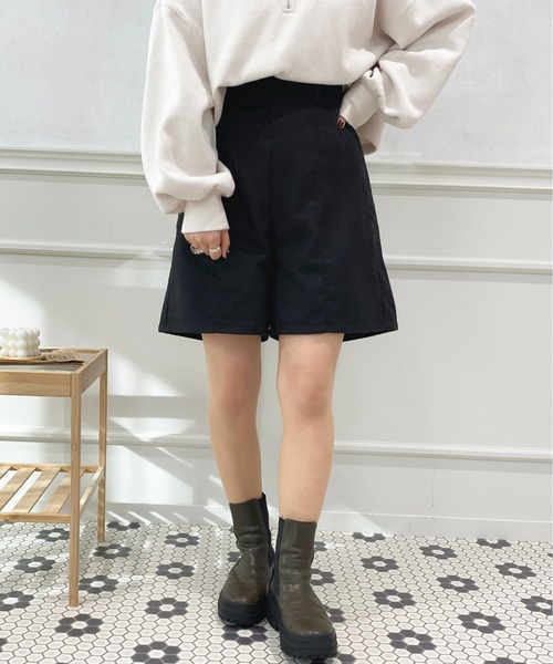 apres jour（アプレジュール）の「ショートパンツ【ZOZOTOWN限定アイテム】（その他パンツ・レディース・ブラック/ダークブラウン・X-LARGE/フリー）」の7枚目の写真